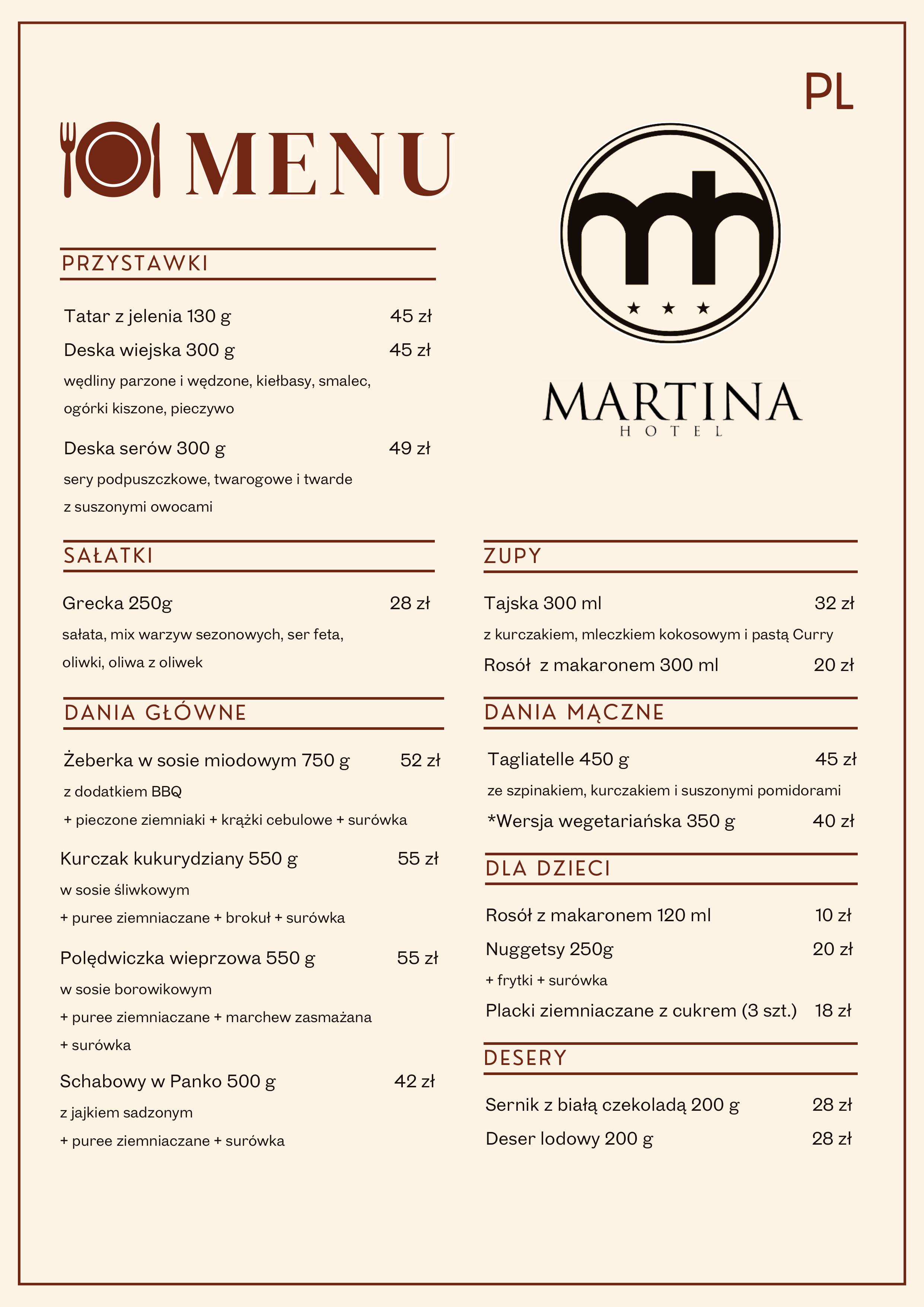 Menu restauracja 2026 1 obrazy 0